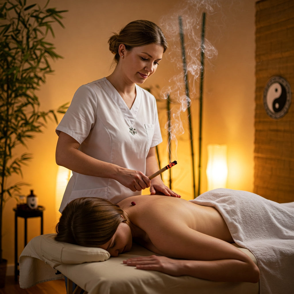 Moxibustion bei Golferellenbogen Wärme bei schmerzende Sehnen