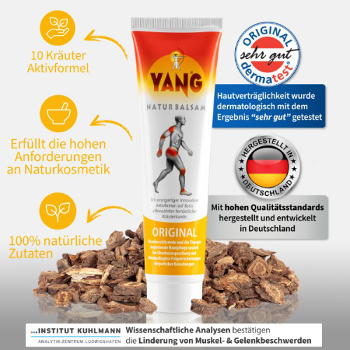 YANG Naturbalsam: natürlich, lindernd, pflegend